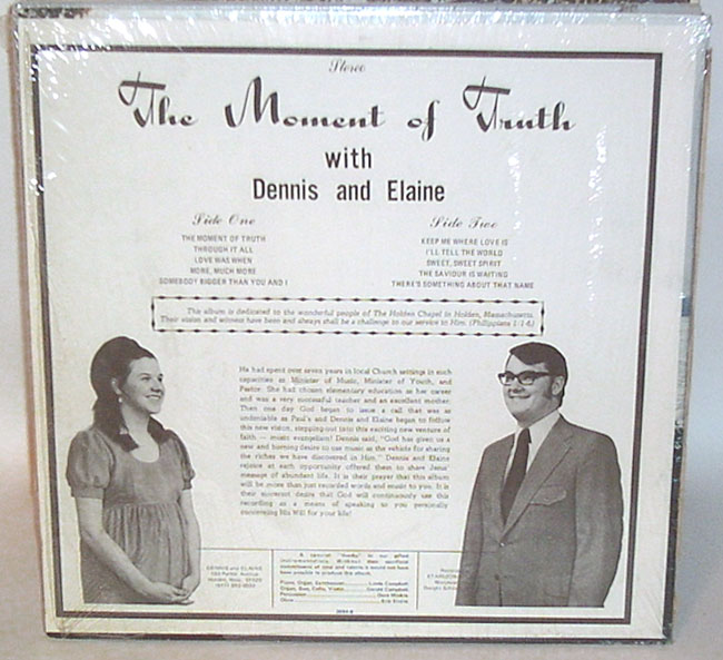 Dennis and Elaine -- The Moment of Truth