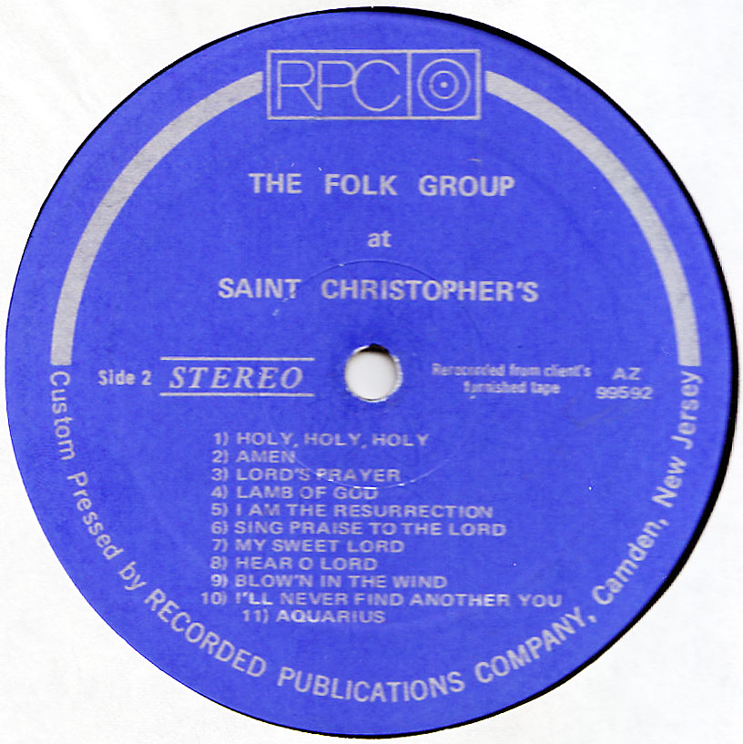 The Folk Group at Saint Christopher's
