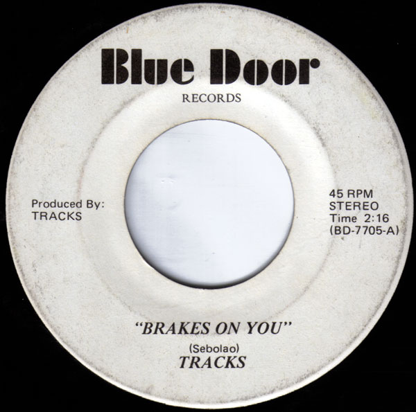 Tracks -- Brakes On You b/w Bombs Away